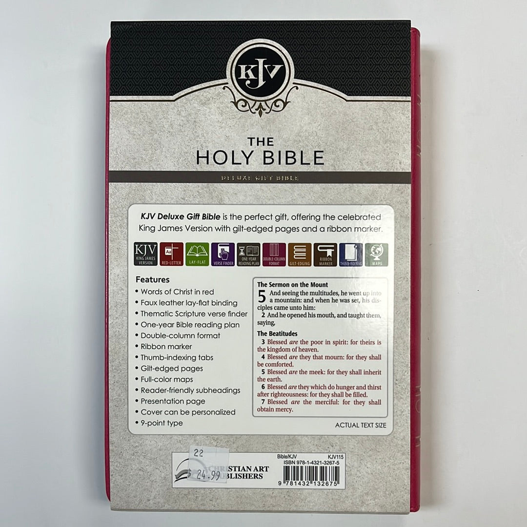 KJV GIFT ED BIBLE PINK-2675