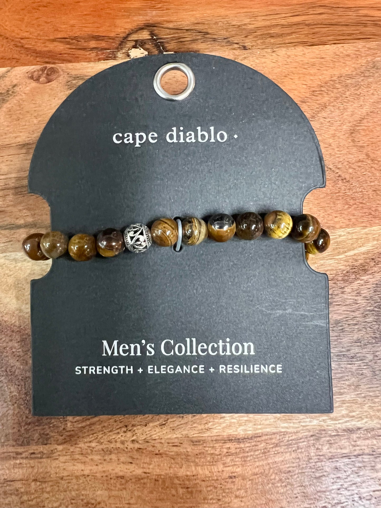 TIGER EYE MENS BRACELET-3802