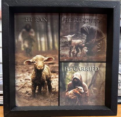 GOOD SHEPHERD DOUOBLE SIDED FRAME-4731