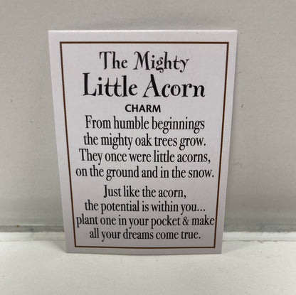 THE MIGHTY LITTLE ACORN CHARM-3025