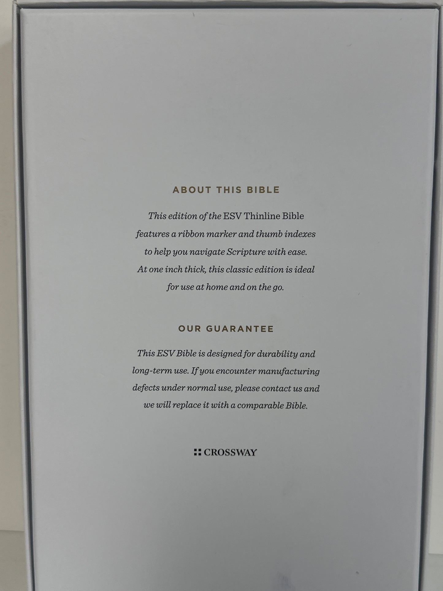 ESV THINLINE BIBLE INDEX BLUSH ROSE-4333