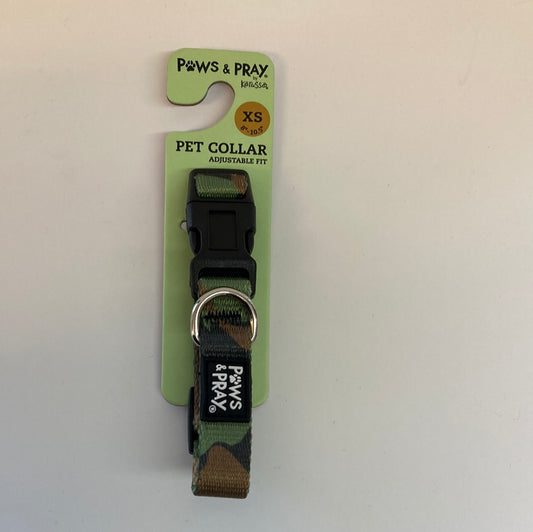 WALK BY FAITH CAMO XS COLLAR-3571