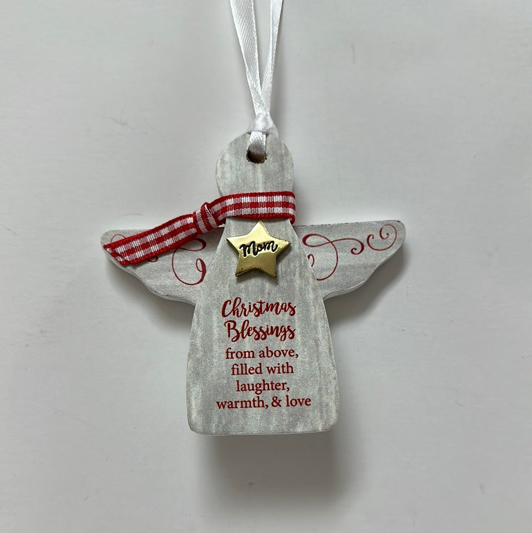 MOM CHRISTMAS ANGEL ORNAMENT-2790