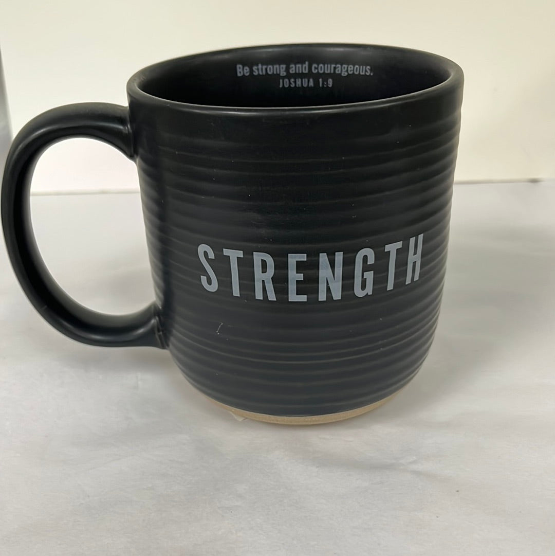 STRENGTH BLACK MUG-6960