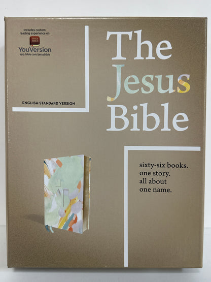 ESV THE JESUS BIBLE MULTI COLOR TEAL-3093