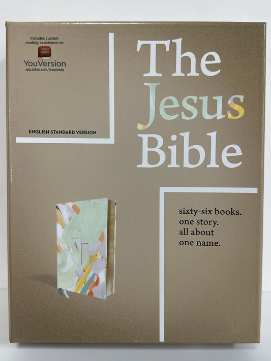 ESV THE JESUS BIBLE MULTI COLOR TEAL-3093
