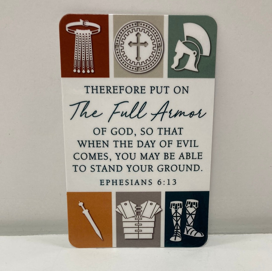 FULL ARMOR OF GOD POCKETCARD-8795