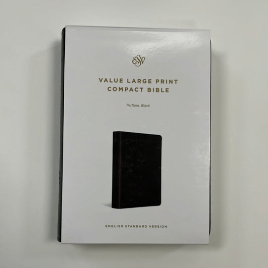 ESV VALUE LP COMPACT BIBLE BLK-8587