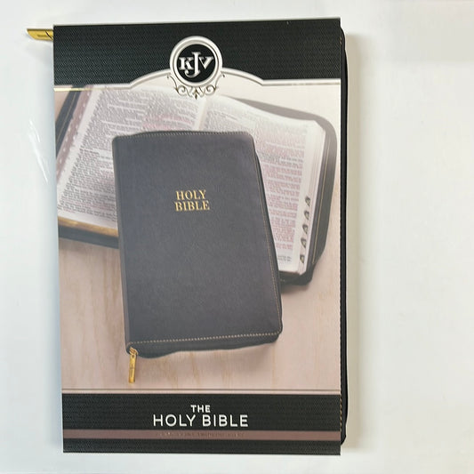 KJV LG PRINT TLINE BIBLE NAVY-8729