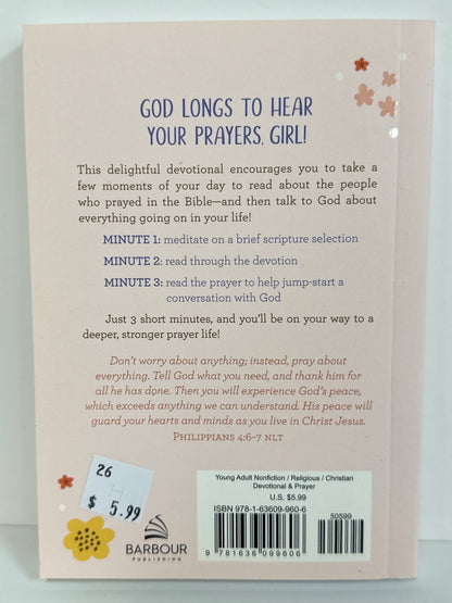 CHOOSE PRAYER 3 MIN DEVOTIONS FOR TEEN GIRLS-9606