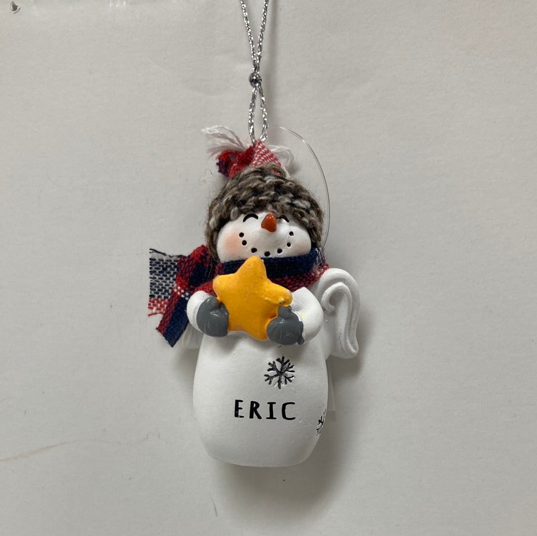 ERIC SNOW ANGEL ORNAMENT-6630