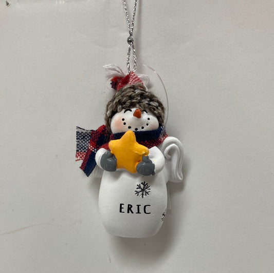 ERIC SNOW ANGEL ORNAMENT-6630