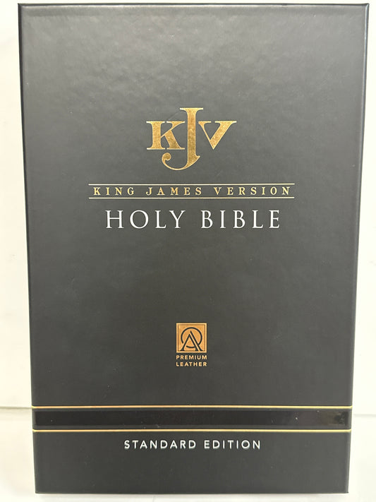 KJV HOLY BIBLE PREMIUM LEATHER-3955