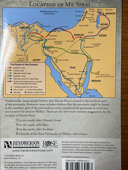LIFE OF MOSES PAMPHLET-4523