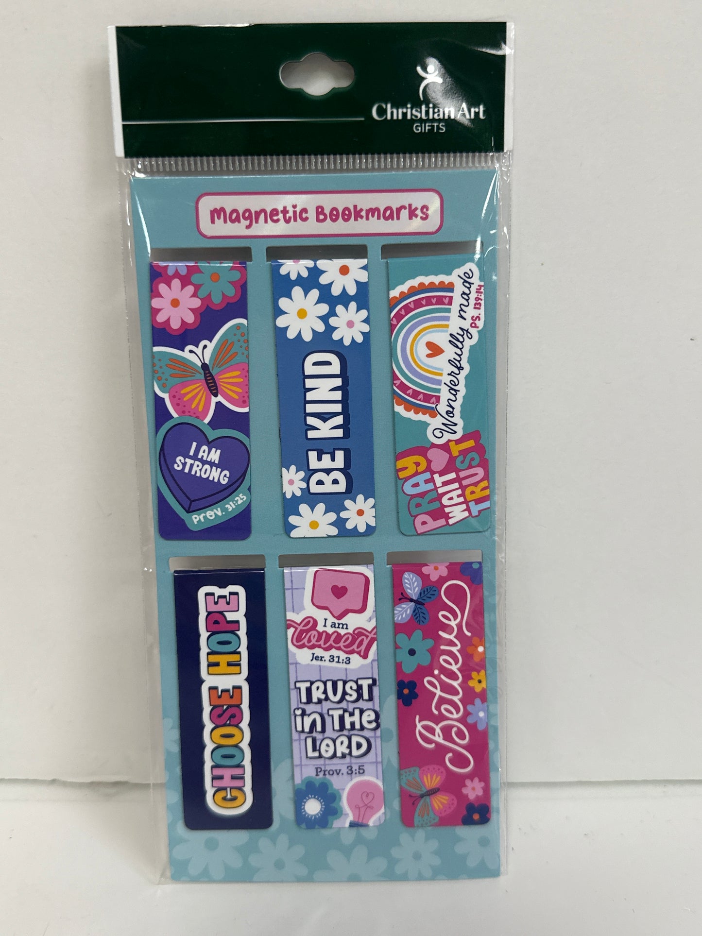 I AM STRONG MAGNETIC BOOKMARKS-0247
