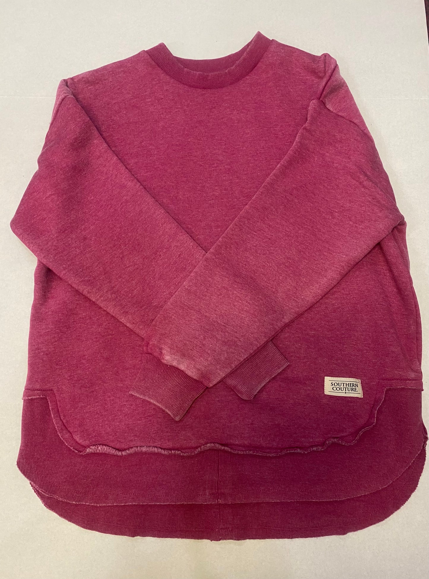 SOUTHERN COUTURE COMFY PULLOVER BOYSENBERRY MEDIUM-0718