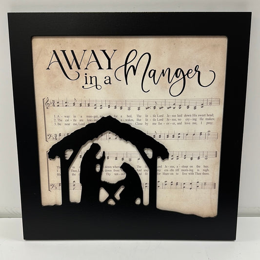 AWAY IN A MANGER PLQ-0476