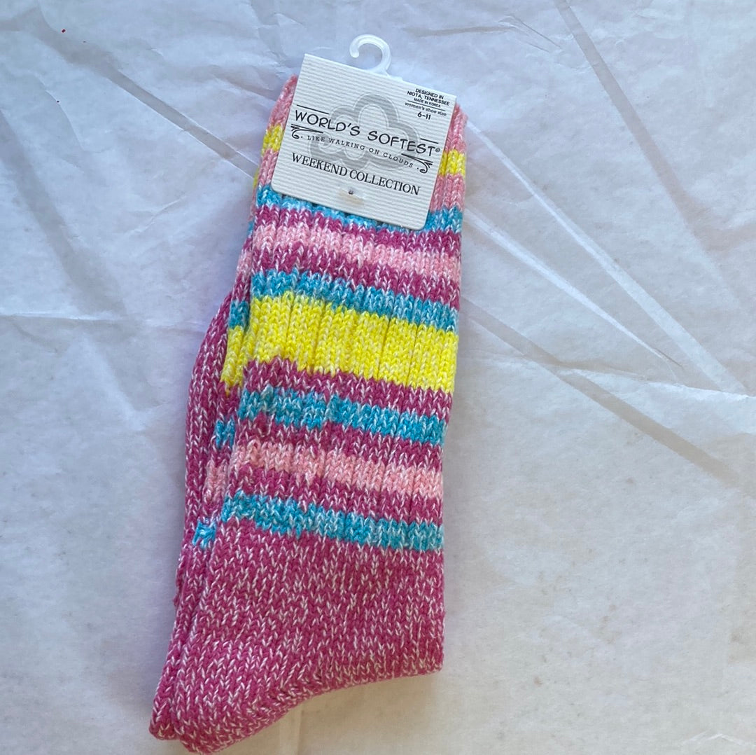 LADIES SOCKS/IBIS ROSE STR 306-9495