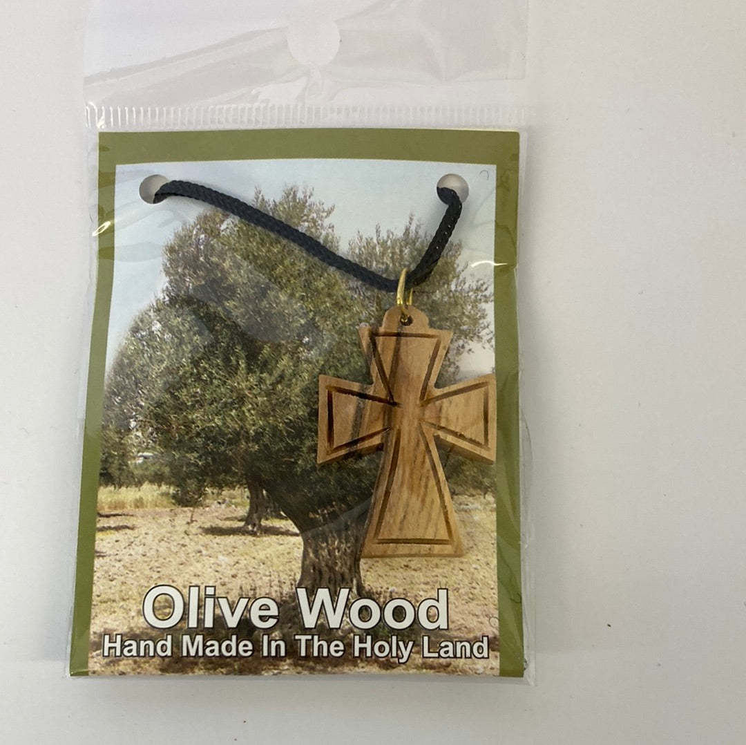 OLIVE WOOD NECKLACE-2680