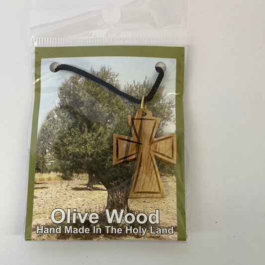 OLIVE WOOD NECKLACE-2680