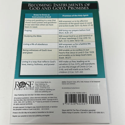 THE PLAN OF SALVATION PAMPHLET-2591