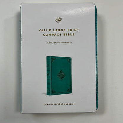 ESV VAL LP COMPACT BIBLE TEAL-8917