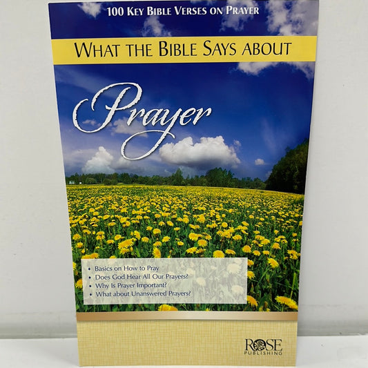 WHAT BIBLE SAYS ABOUT PRAYER PAMPHLET-4561