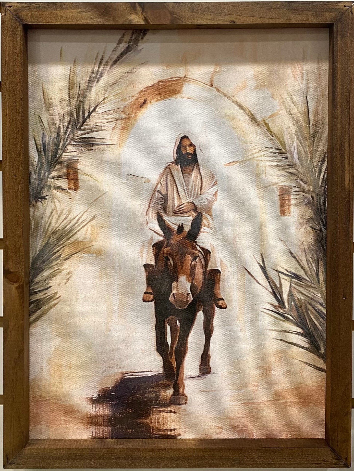 JESUS ENTRY FRAMED PLAQUE-7351