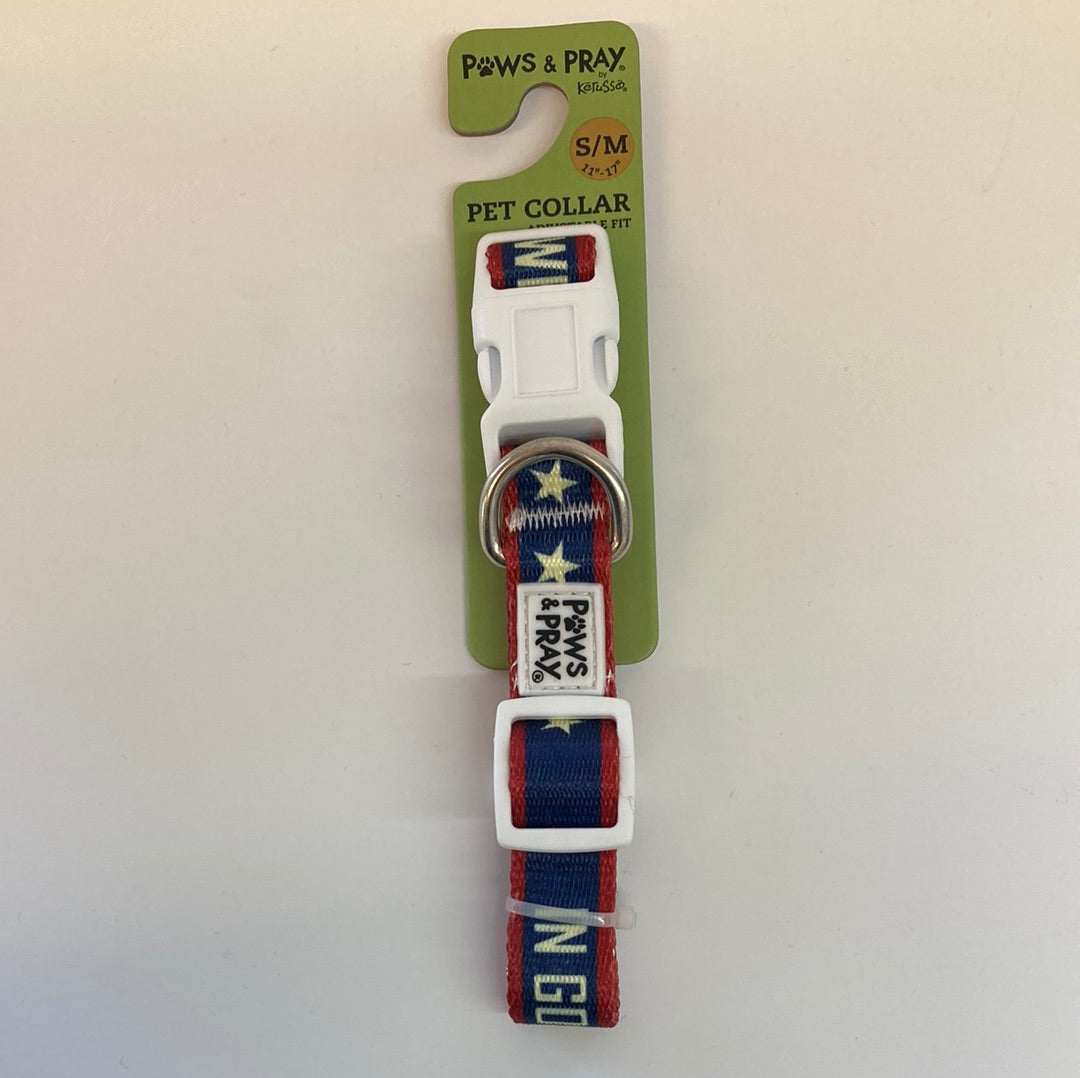 IN GOD WE TRUST SM/MD COLLAR-3601