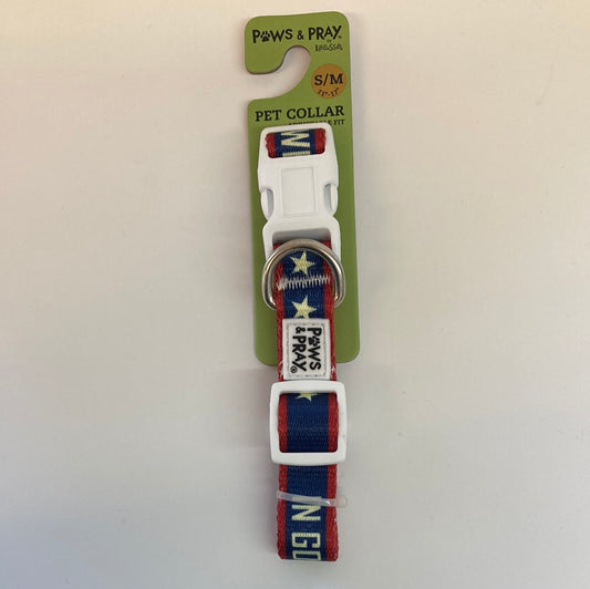 IN GOD WE TRUST SM/MD COLLAR-3601