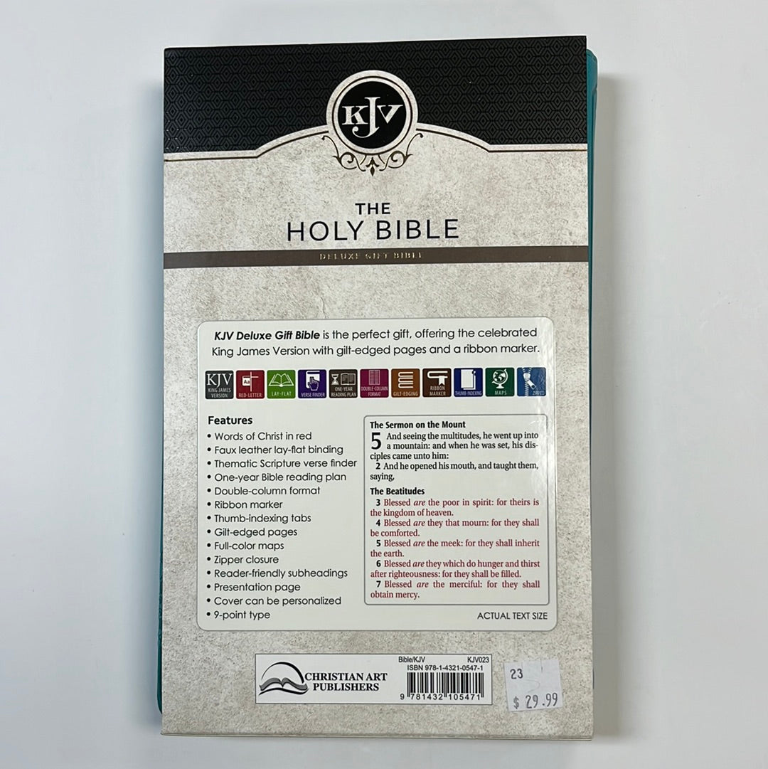 KJV STANDARD BIBLE AQUA-5471