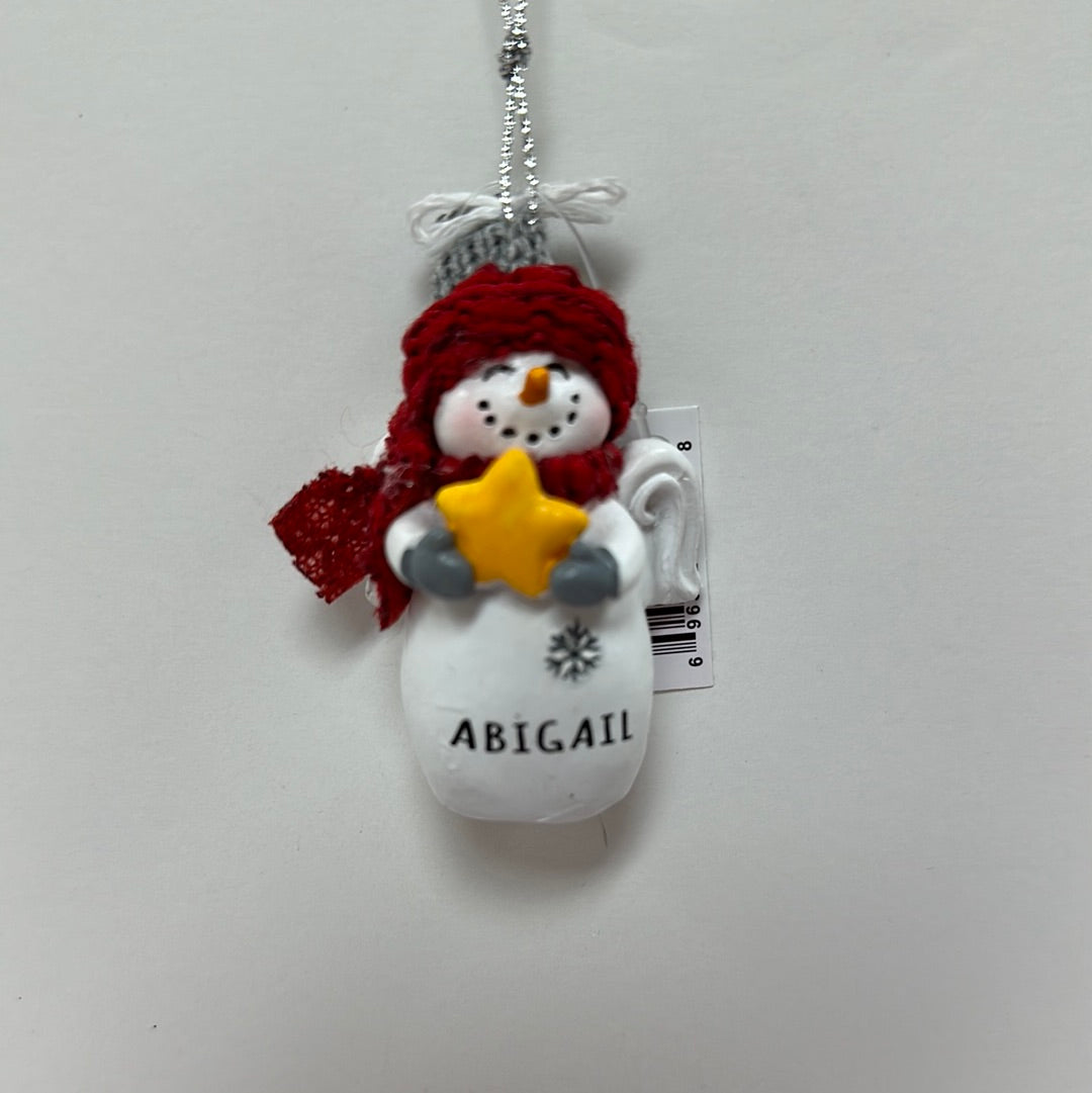 ABIGAIL SNOW ANGEL ORNAMENT-4858