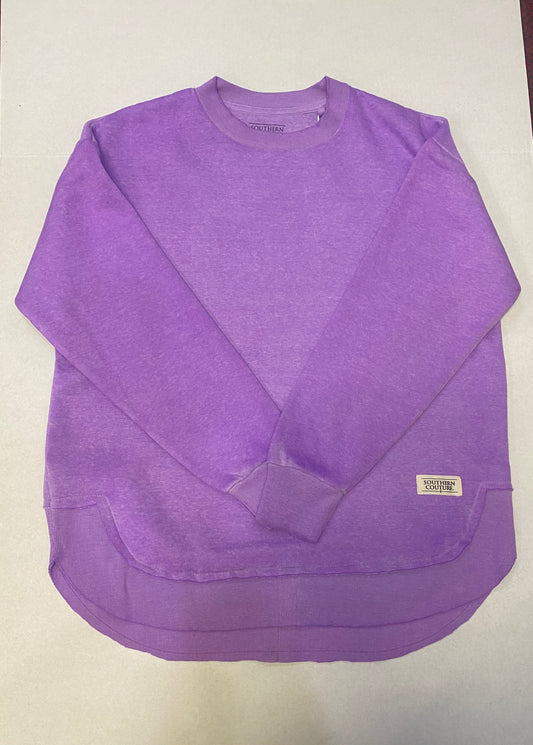SOUTHERN COUTURE COMFY PULLOVER VIOLET 2X-6008