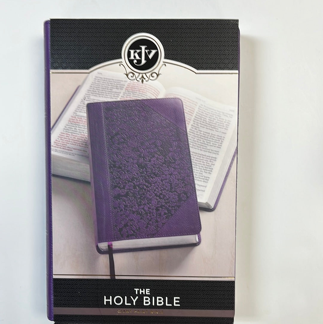 KJV GIANT PRINT PURPLE BIBLE-7368