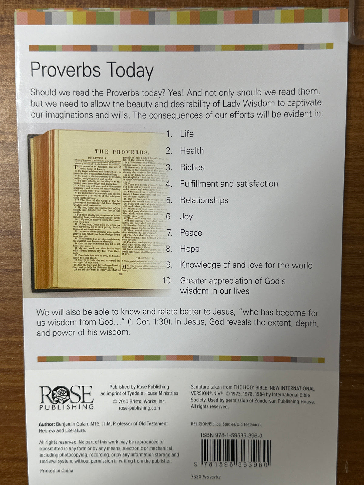 PROVERBS PAMPHLET-3960