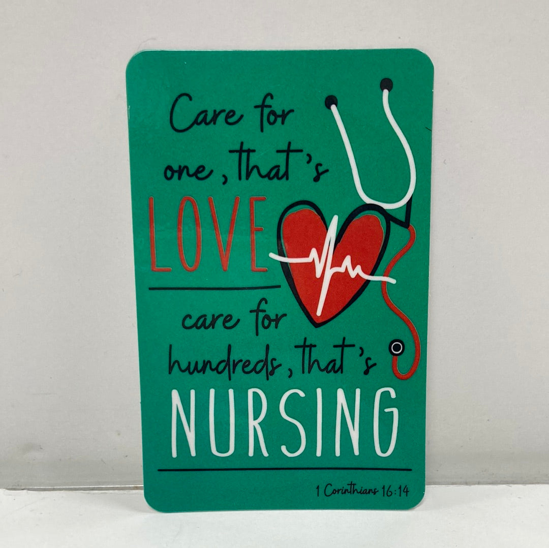 NURSE POCKETCARD-3262