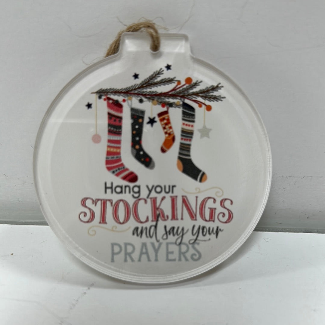 HANG YOUR STOCKINGS ORNAMENT-5638