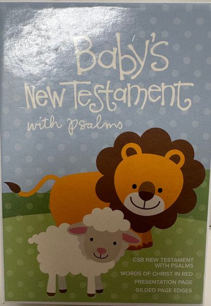 CSB BABY'S NEW TESTAMENT W/PSALMS PINK-2958