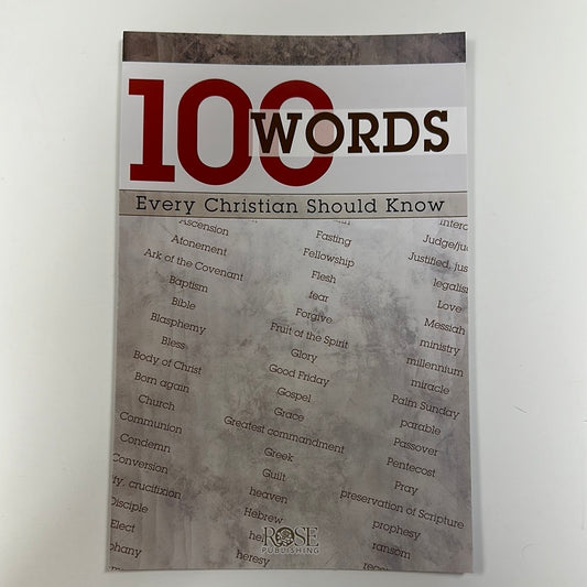 100 WORDS/CHRISTIAN PAMPHLET-4519