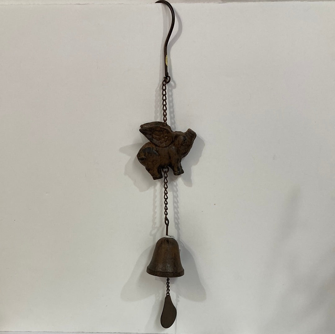 FLYING PIG BELL WINDCHIME-9417