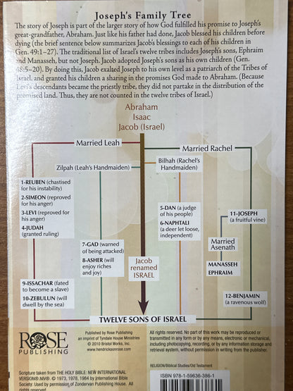 LIFE OF JOSEPH PAMPHLET-3861