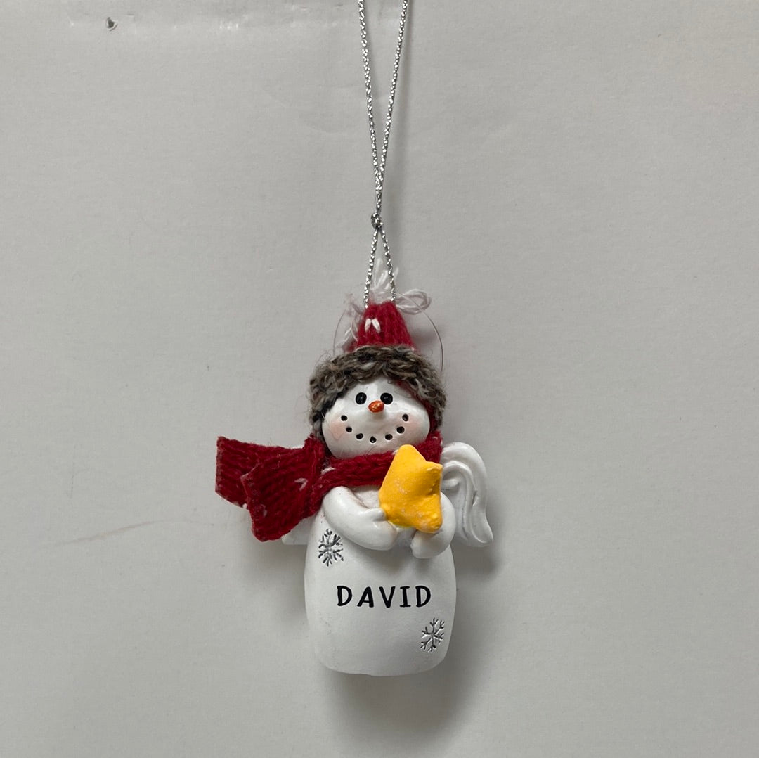 DAVID SNOW ANGEL ORNAMENT-6500