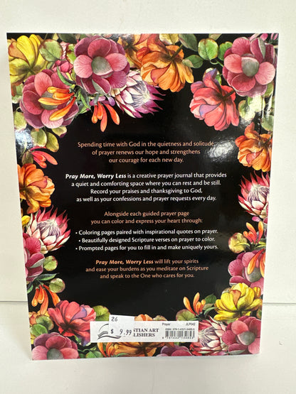 PRAY MORE WORRY LESS A COLORING PRAYER JOURNAL-4853