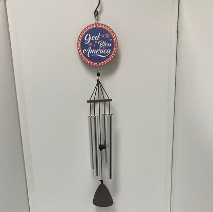 BURLAP STARS & STRIPES CHIME-1434