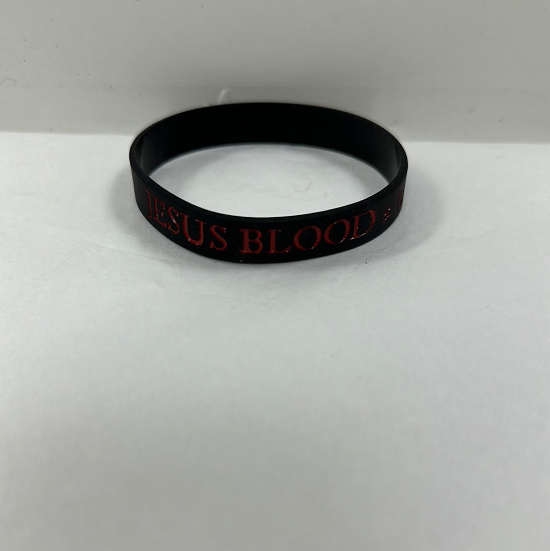 JESUS BLOOD SILICONE BRACELET-8835