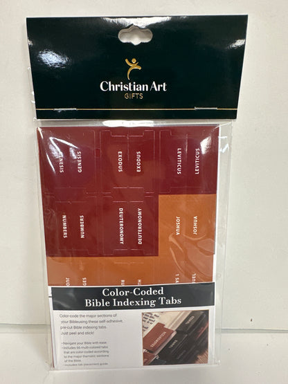 COLOR CODED BIBLE INDEXING TABS-3605