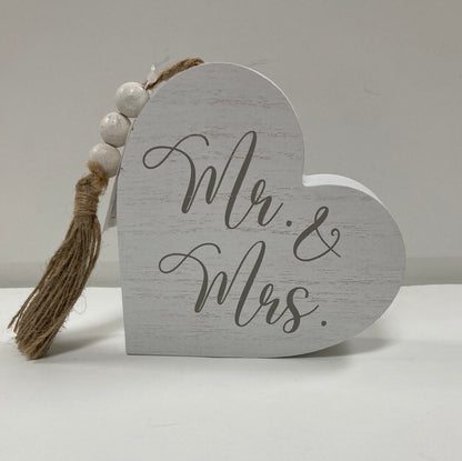 LOVE HEART SIGNS W/BLESS BEADS-6934