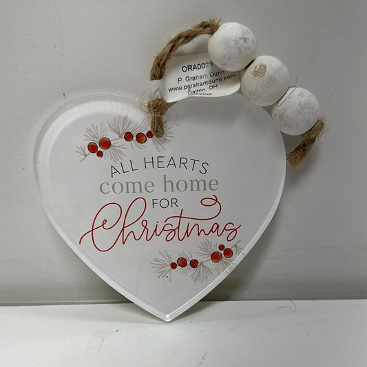 ALL HEARTS COME HOME ORN-2481