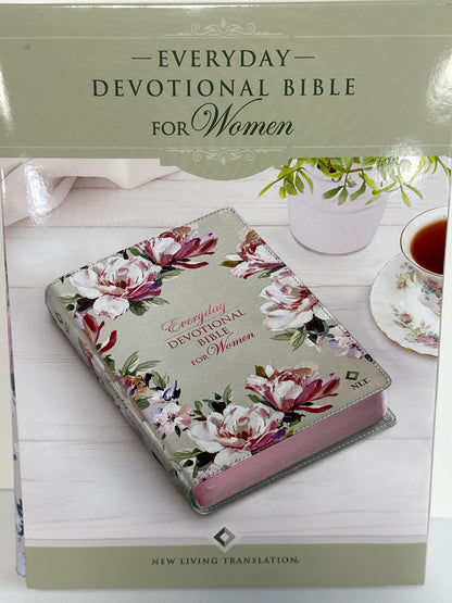 NLT EVERYDAY DEVOTIONAL BIBLE FOR WOMEN FLORAL-4167
