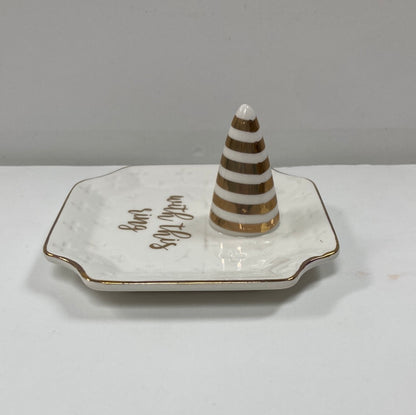 WITH THIS RING DISH-4497